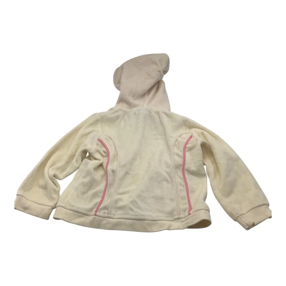 Lot of 2 Greendog Hoodies Baby Girl Size 24M Zip Up‎ Pink & Green Cotton Blend